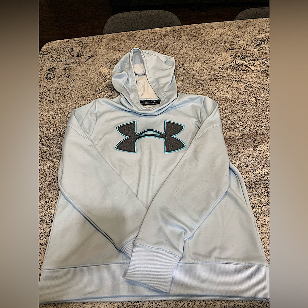 Women's Armour Fleece COLDGEAR Big Logo Hoodie, Blue, Small